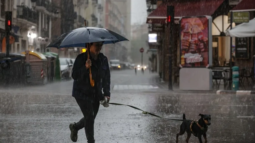 Lluvia en Cantabria
