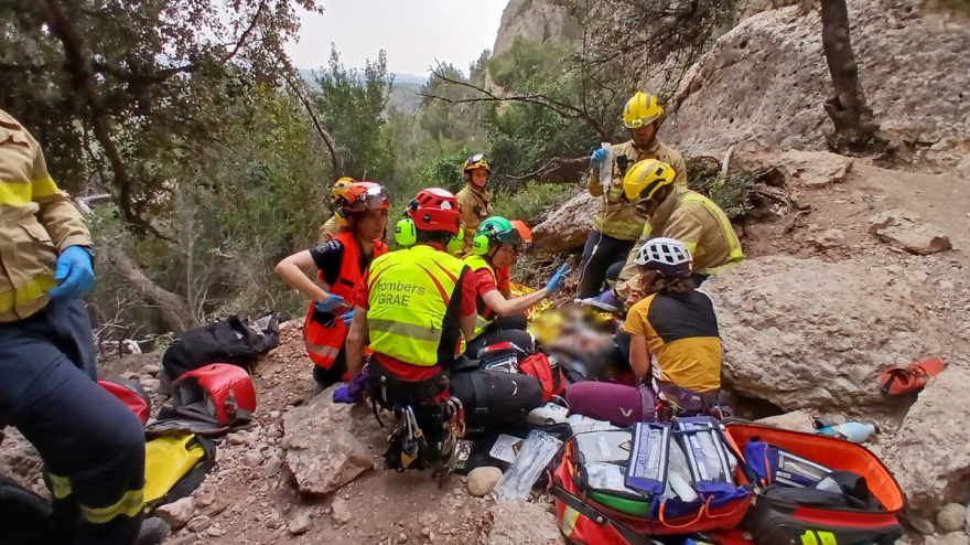 Muere la escaladora herida en Montserrat y se elevan a dos las víctimas del desprendimiento
