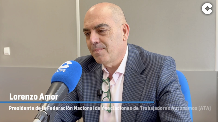 Lorenzo Amor presidente de la Federación Nacional de Asociaciones de Trabajadores Autónomos (ATA)