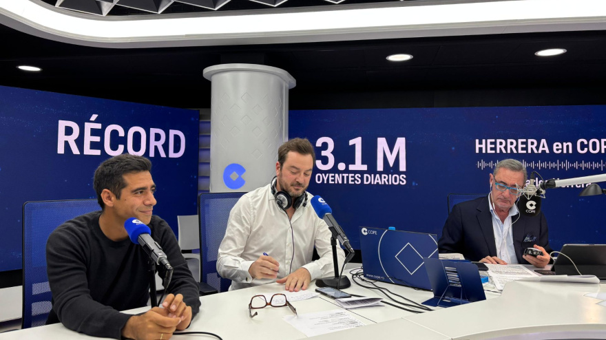 Carlos Herrera, Jorge Bustos y Alberto Herrera