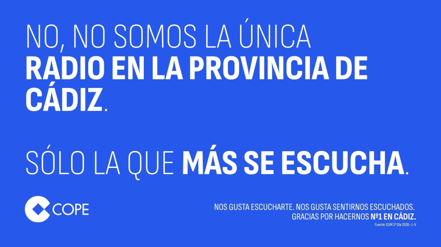 COPE en la provincia de Cádiz, líderes de audiencia