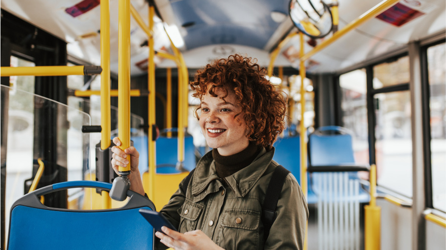 la fotoUsuaria del autobús urbano