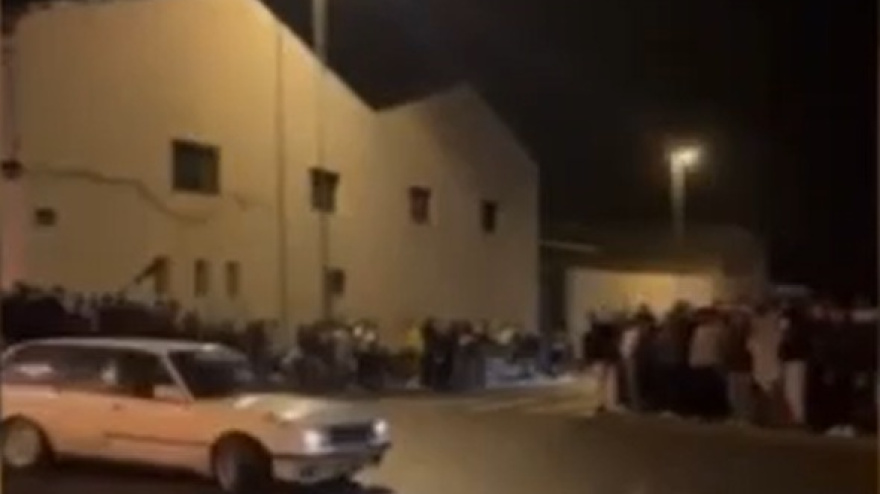 Captura de una imagen de vídeo de una de la scarreras ilegales.