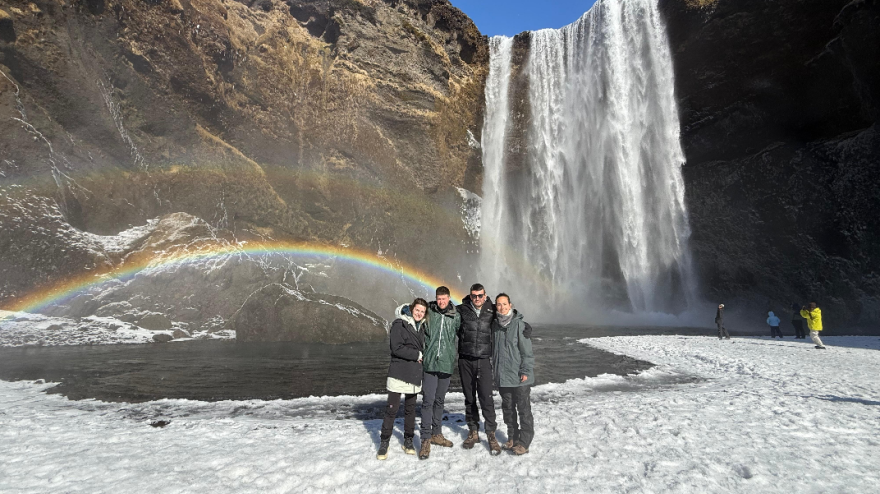 Amigos de Elizondo de viaje en Islandia