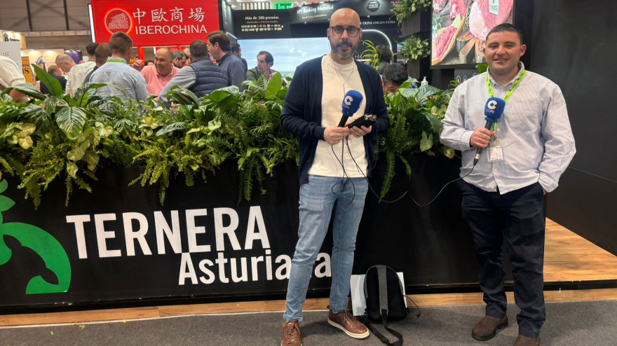 El presidente de la IGP Ternera Asturiana, Fernando Martínez Barbón, en el especial de COPE desde el Salón Gourmets 2026