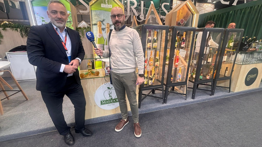 Verísimo Busto, consejero delegado de Sidra Mayador, en el especial de COPE en el Gourmets