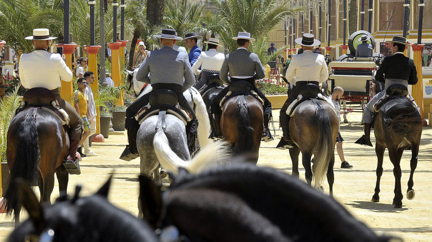 Paseo caballista de la Feria del Caballo de Jerez