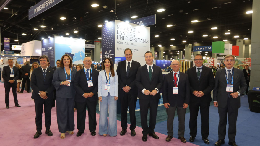 Foto de familia en la Seatrade Cruise Global