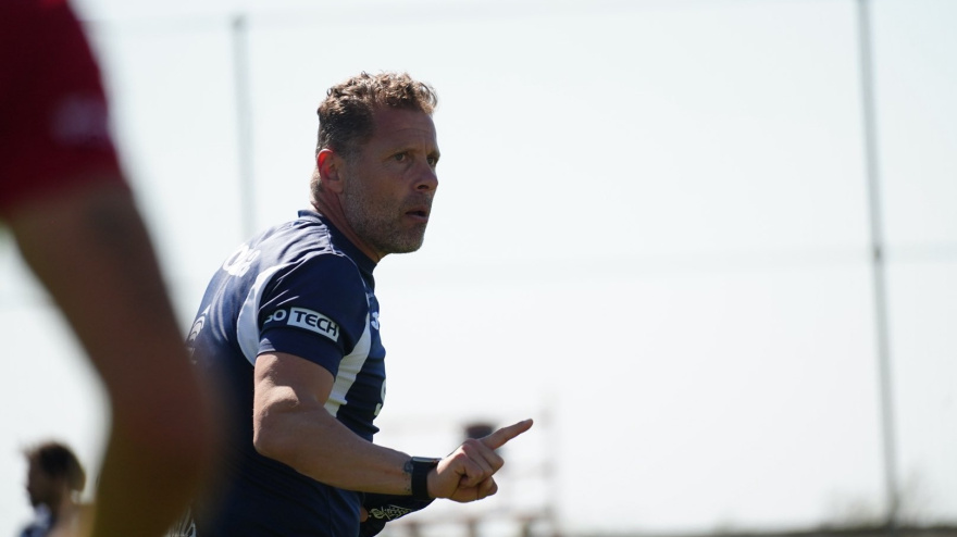 Curro Torres, entrenador del Real Murcia