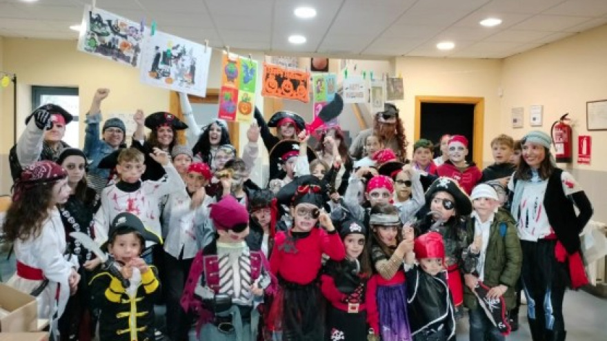 Niños participantes del proyecto