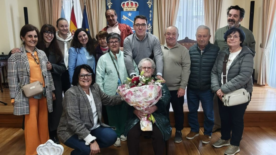 Elvira Teijeiro ha cumplido 100 años