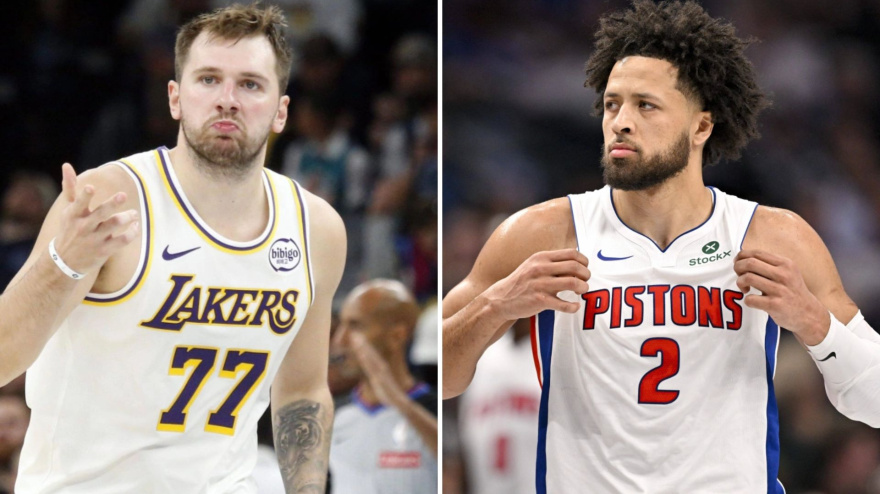 Luka Doncic y Cade Cunnigham