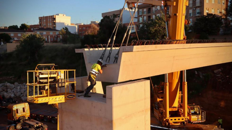 Obras de reconstrucción en Torrent