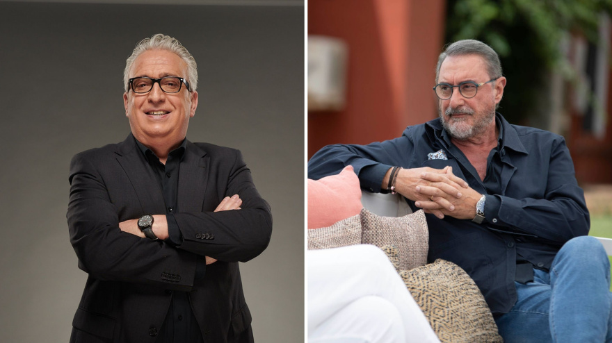 Leo Harlem y Carlos Herrera, en un collage recurso