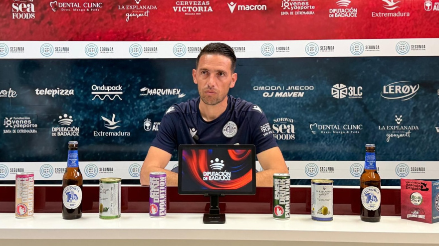 David Rocha, en la previa ante el CD Xerez