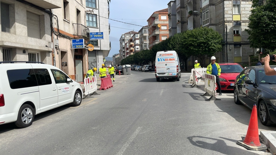 Obras en la Avenida de Portugal