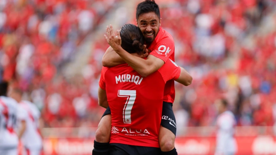 Jaume Costa y Muriqi en el Mallorca