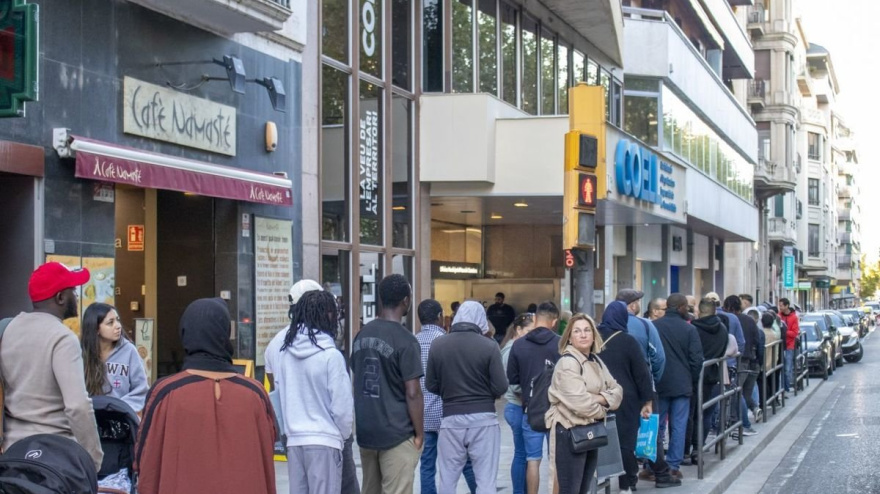 Las colas en las Oficinas de Atención Ciudadana Municipales, para el informe de vulnerabilidad