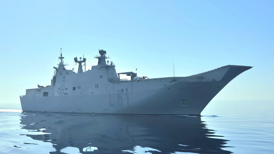 Así se vive en el buque Juan Carlos I, el más grande de la Armada Española