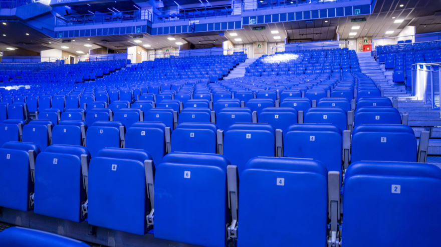 El 24 de marzo Real Madrid y Hapoel se enfrentaron sin público en el Movistar Arena.