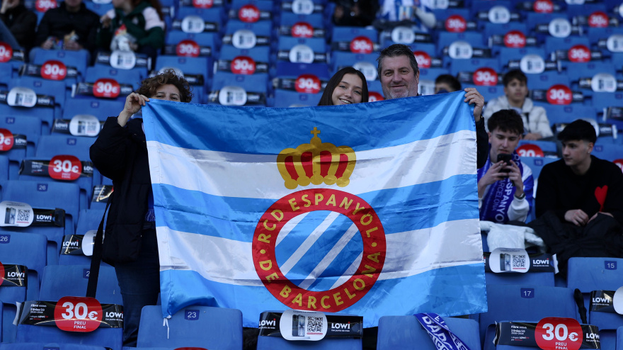La afición del Espanyol no va a fallar a su equipo, ni contra el Levante ni contra el Real Madrid