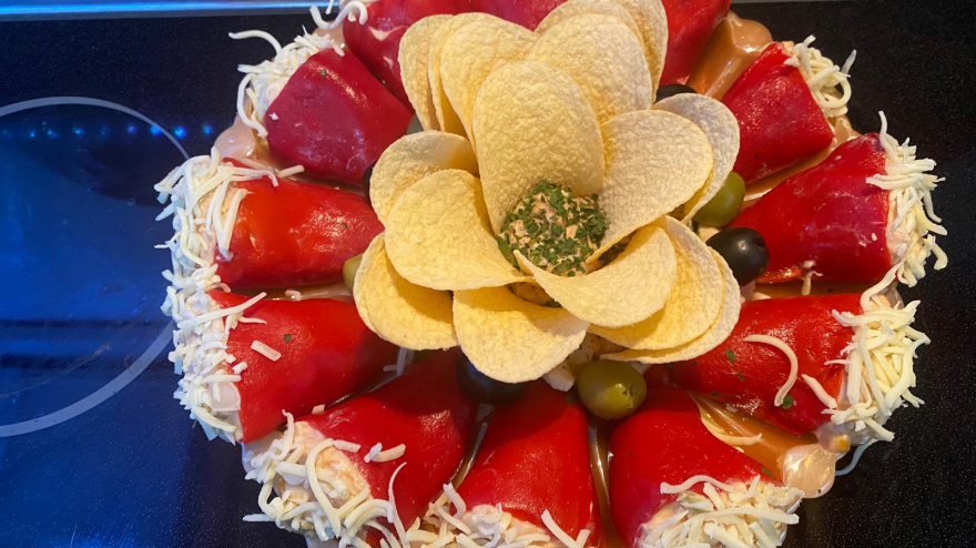 Uno de los platos realizados por Mina