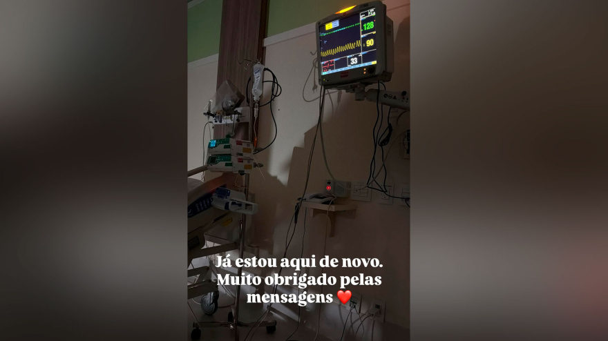 La imagen de Saúl desde el hospital