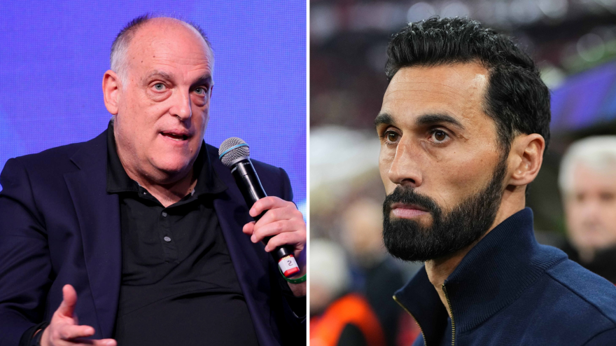 Tebas responde a Arbeloa tras las quejas arbitrales