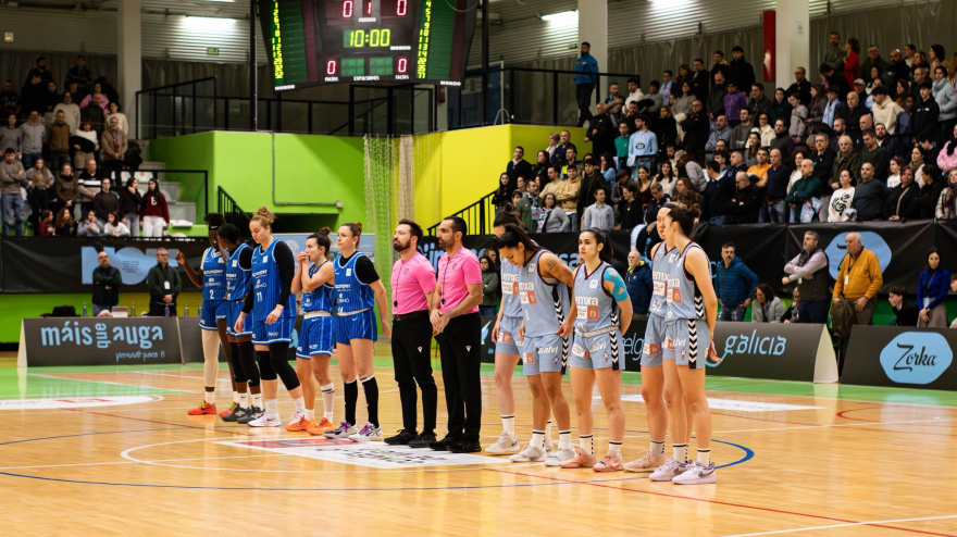 Imagen del duelo en Navia entre Celta y Palma