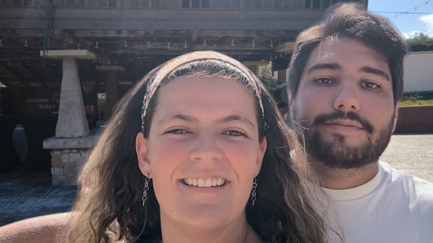 Sara y Pedro, novios asturianos que servirán Cecina de León IGP en su boda