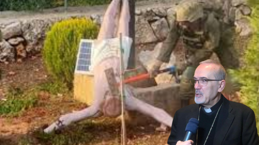 Pierbattista Pizzaballa indignado