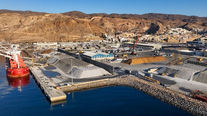 Muelle de Pechina en el Puerto de Almería