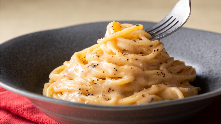 Espaguetis a la carbonara