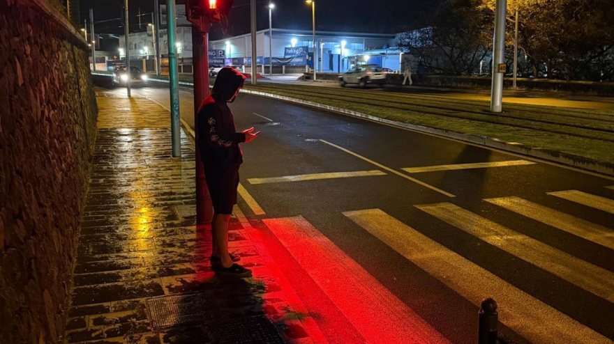 Paso peatones La Laguna