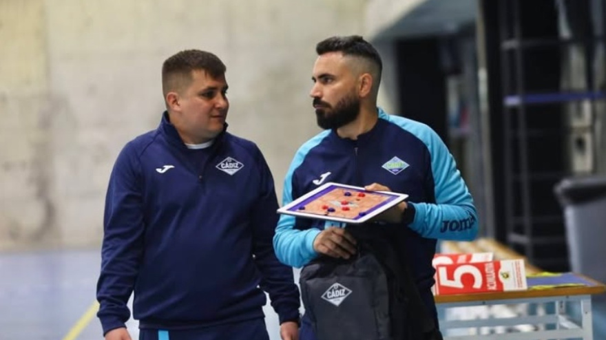 Nacho Arregui, entrenador del Cádiz Futsal