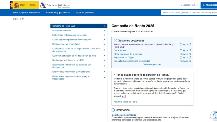 Declaración de la renta