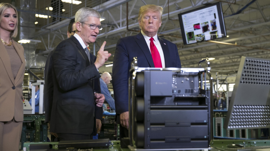Tim Cook ha sabido ganarse la confianza del presidente de EEUU Donald Trump