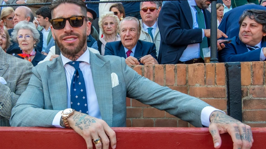 Sergio Ramos está hoy en La Maestranza.