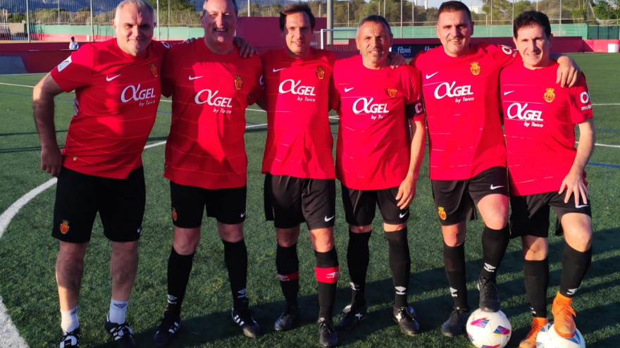 Imagen de un partido de los veteranos