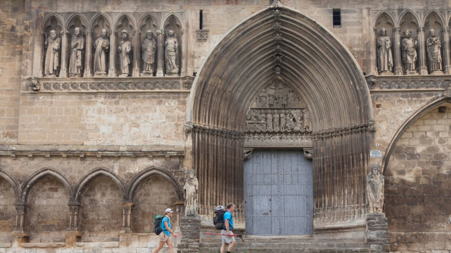 Camino de Santiago a su paso por Estella