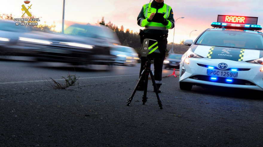 Foto de archivo de un control de velocidad