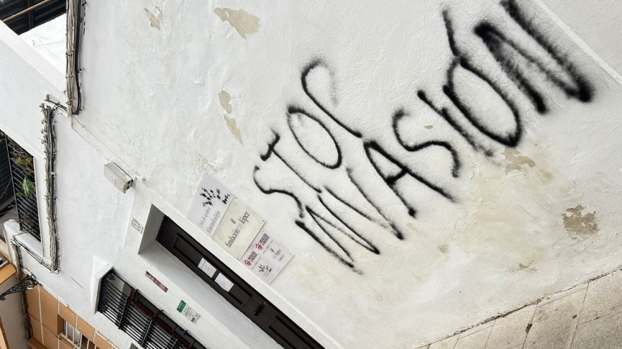 Pintada en la Fundación Ruy López