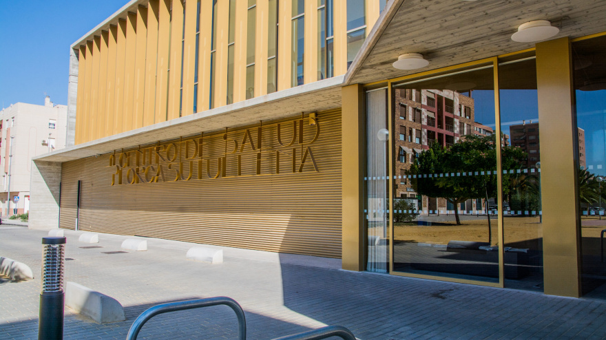 Centro de salud de Sutullena en Lorca, en cuya ampliación se habilitará el futuro centro de simulación