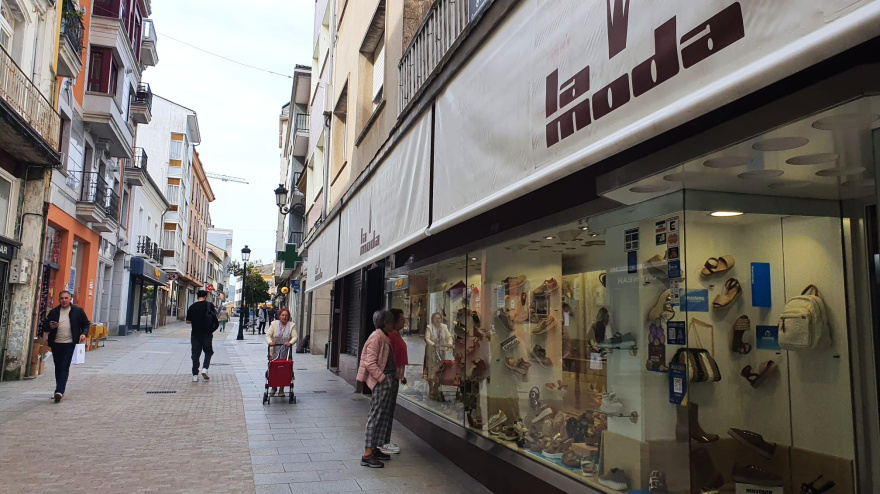 Calle comercial de Ribadeo