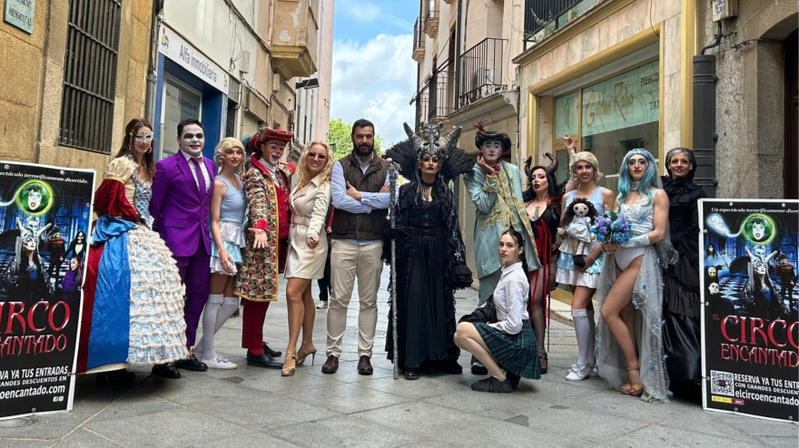 Presentación del Circo Encantado en Plasencia