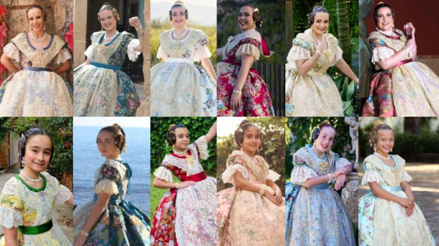 Candidatas a Falleras Mayores de Dénia 2027