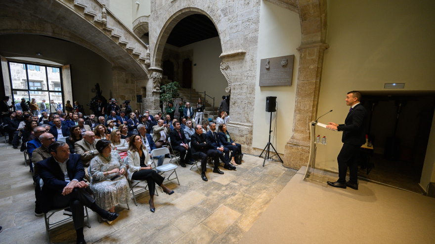 Presentacion en la Diputacio de Valencia del Cicle de Jornades Jaume I