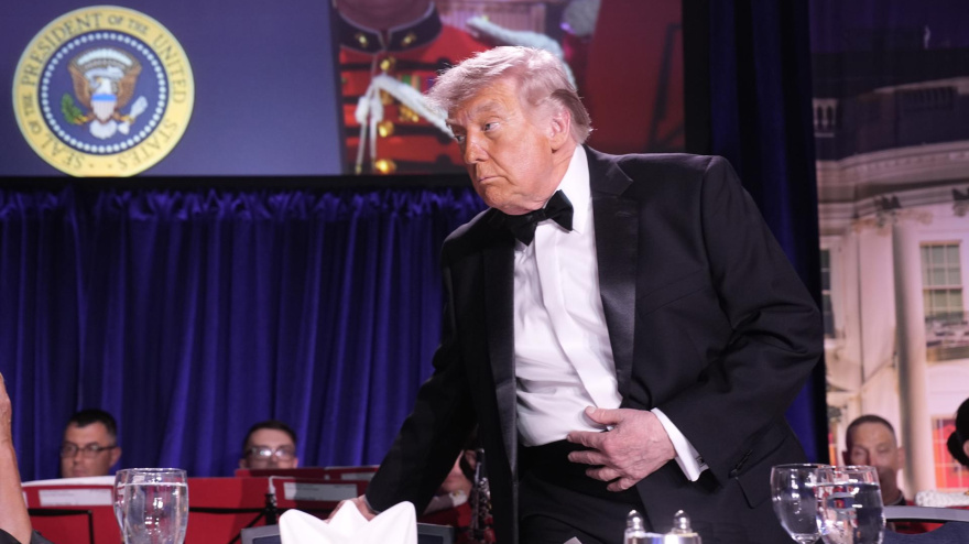 Donald Trump, en la cena de corresponsales