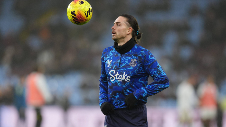 Jack Grealish, antes de un partido