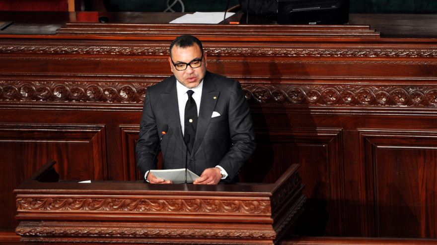 El rey de Marruecos Mohamed VI